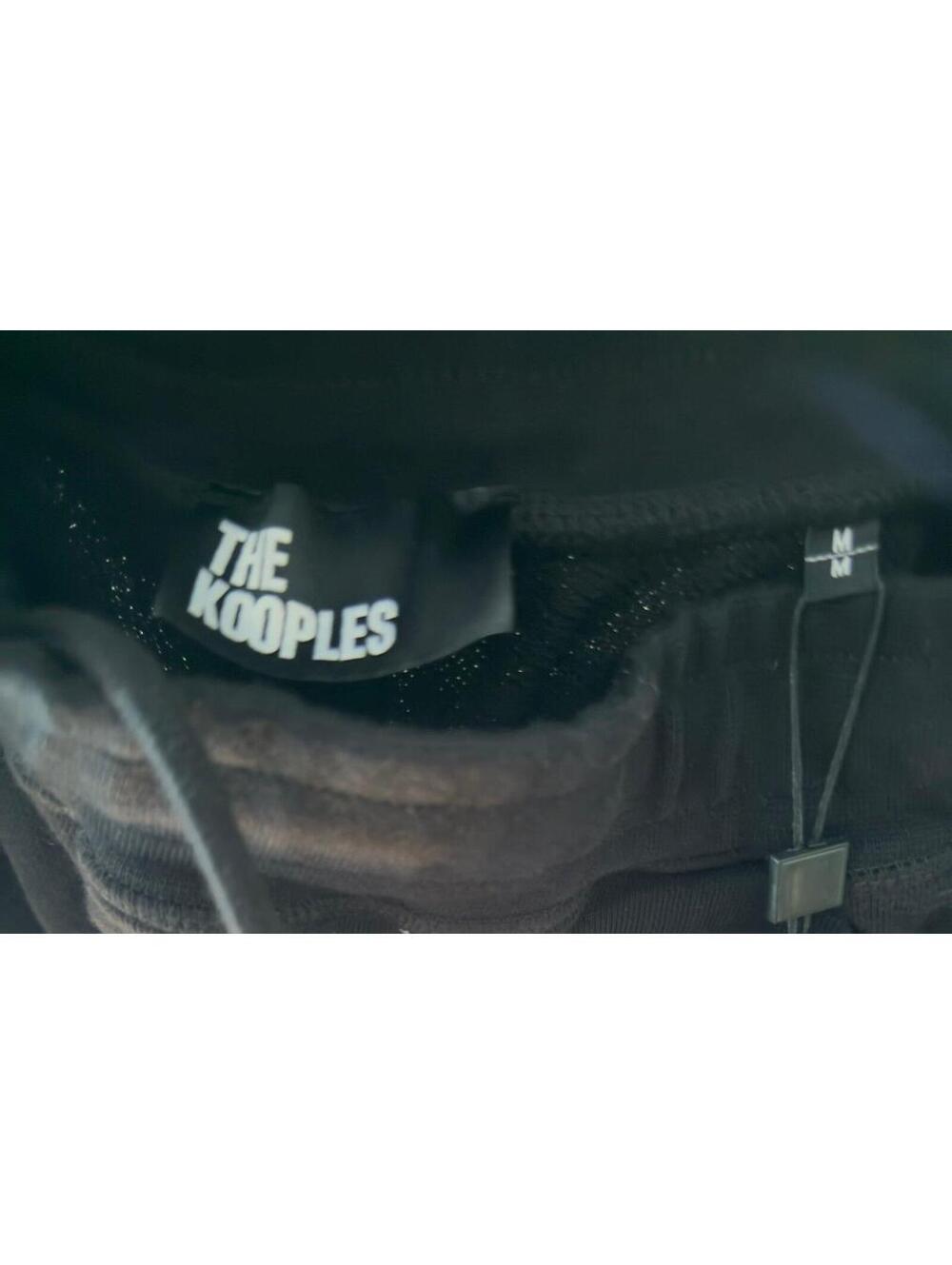 The Kooples Logo Sweat Shorts Black 8” Inseam Size M NWT - Picture 4 of 4